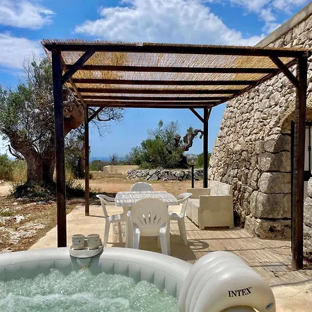 Apartment Tipico Trullo Vista Mare - Vasca Idromassaggio Privato Marina Di Pescoluse